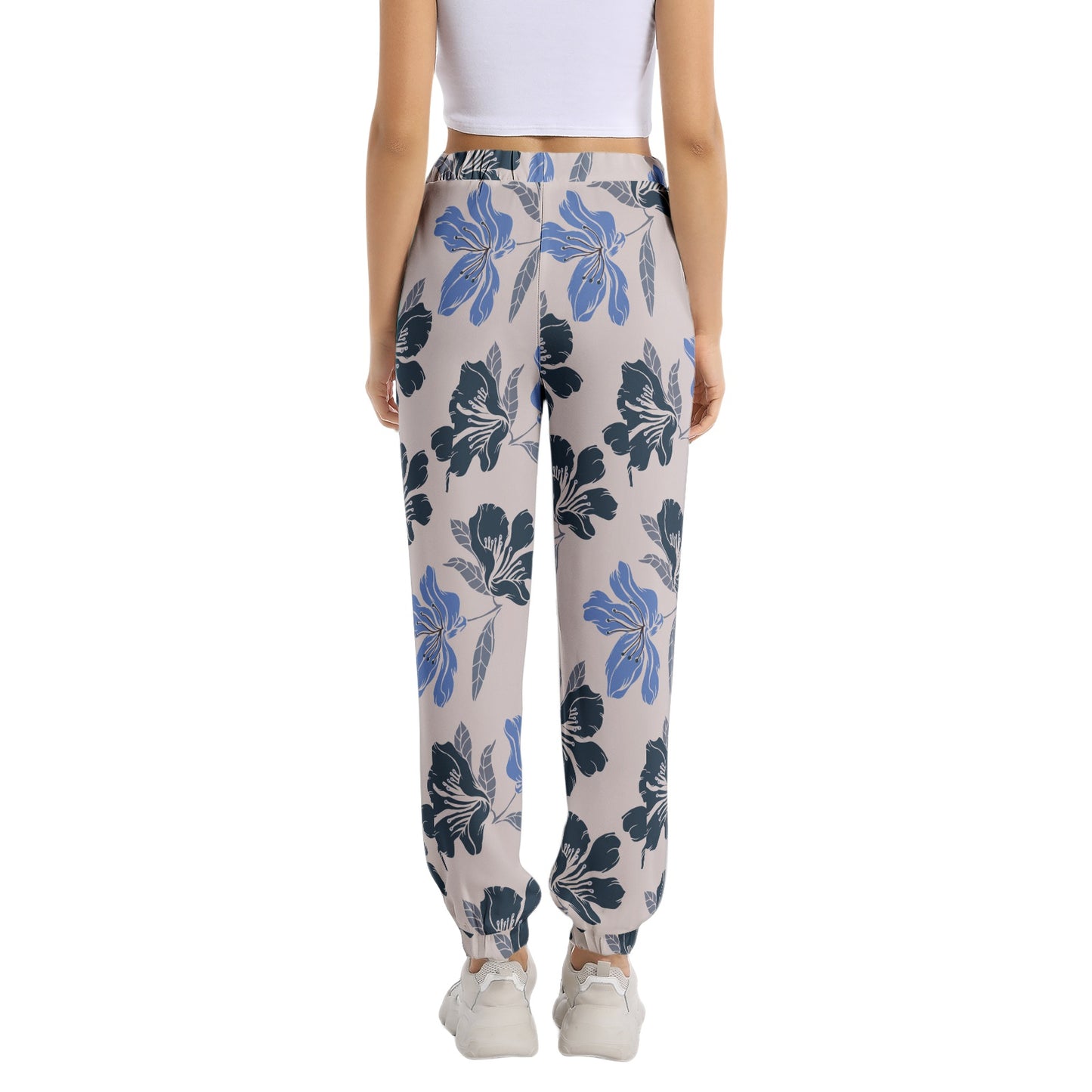 Elastic Waist Tapered Sweatpant