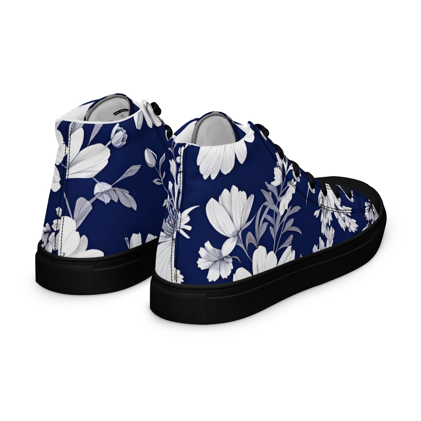 Men’s high top canvas shoes