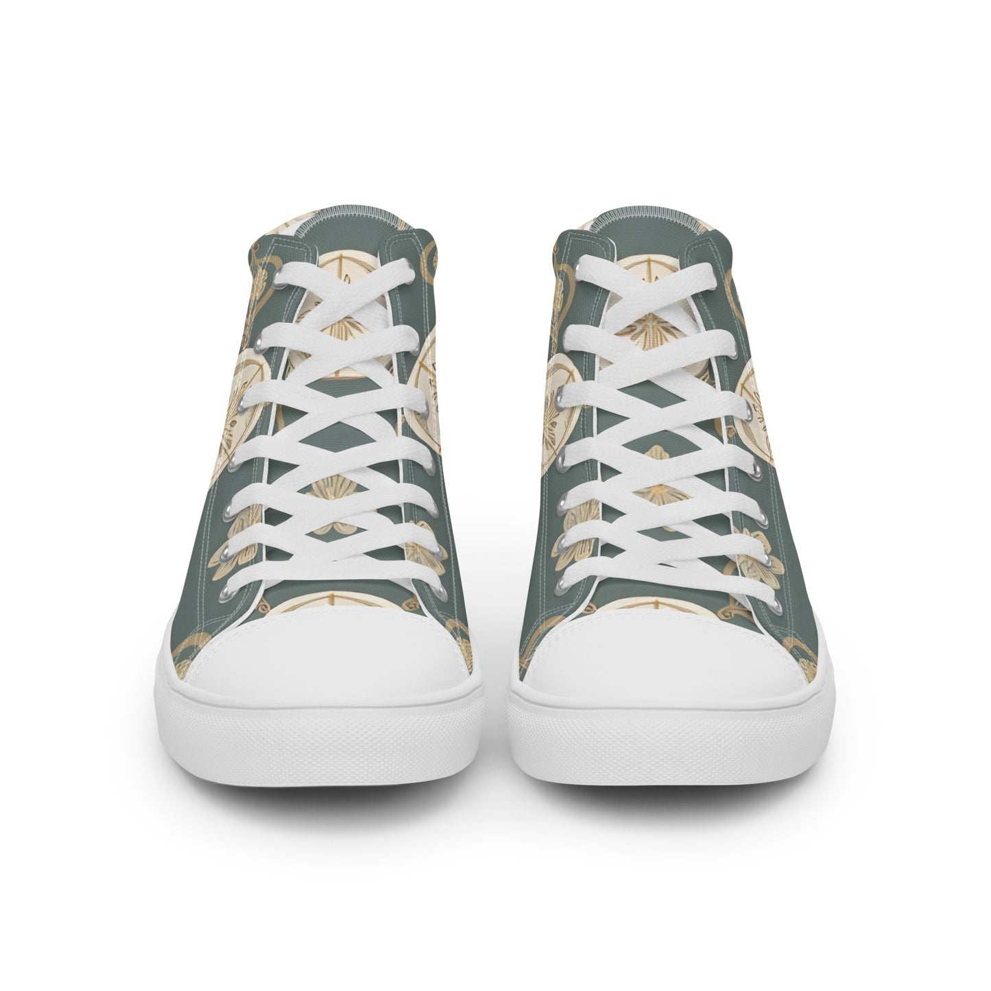 Men’s high top canvas shoes
