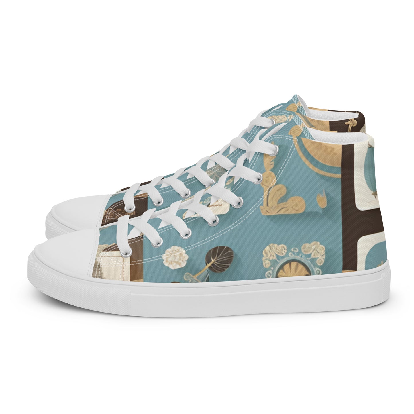 Men’s high top canvas shoes
