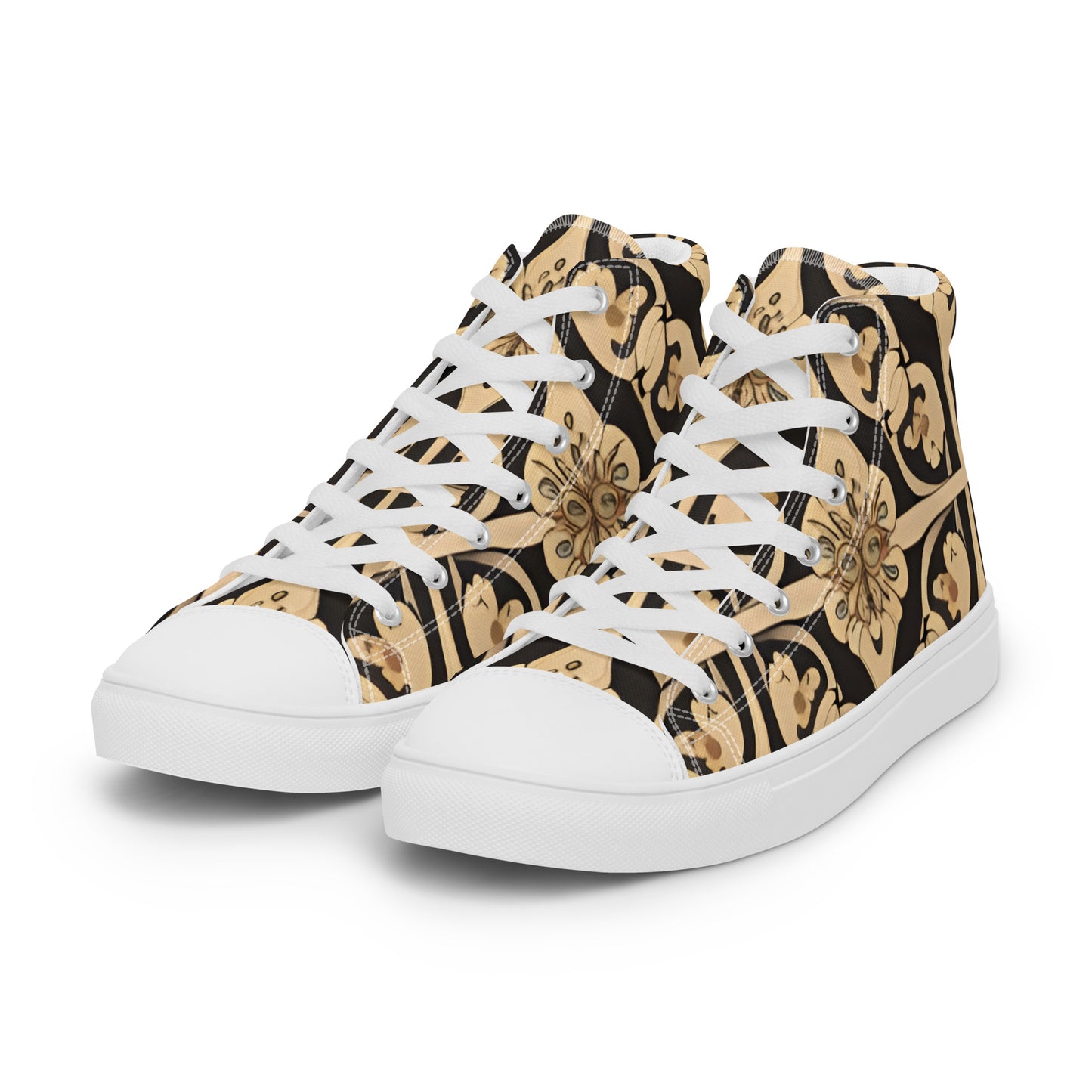 Men’s high top canvas shoes