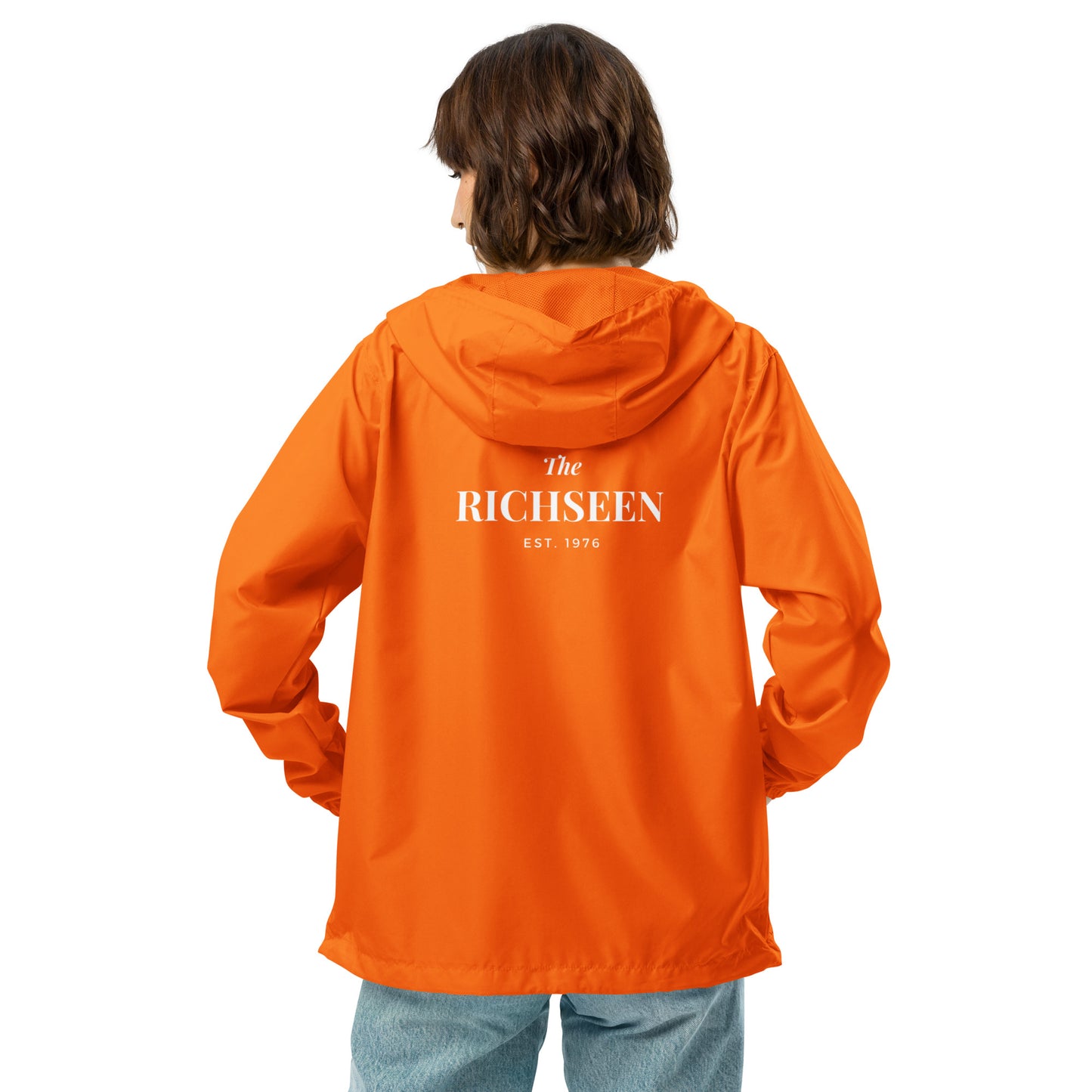 RICHSEEN Unisex lightweight zip up windbreaker