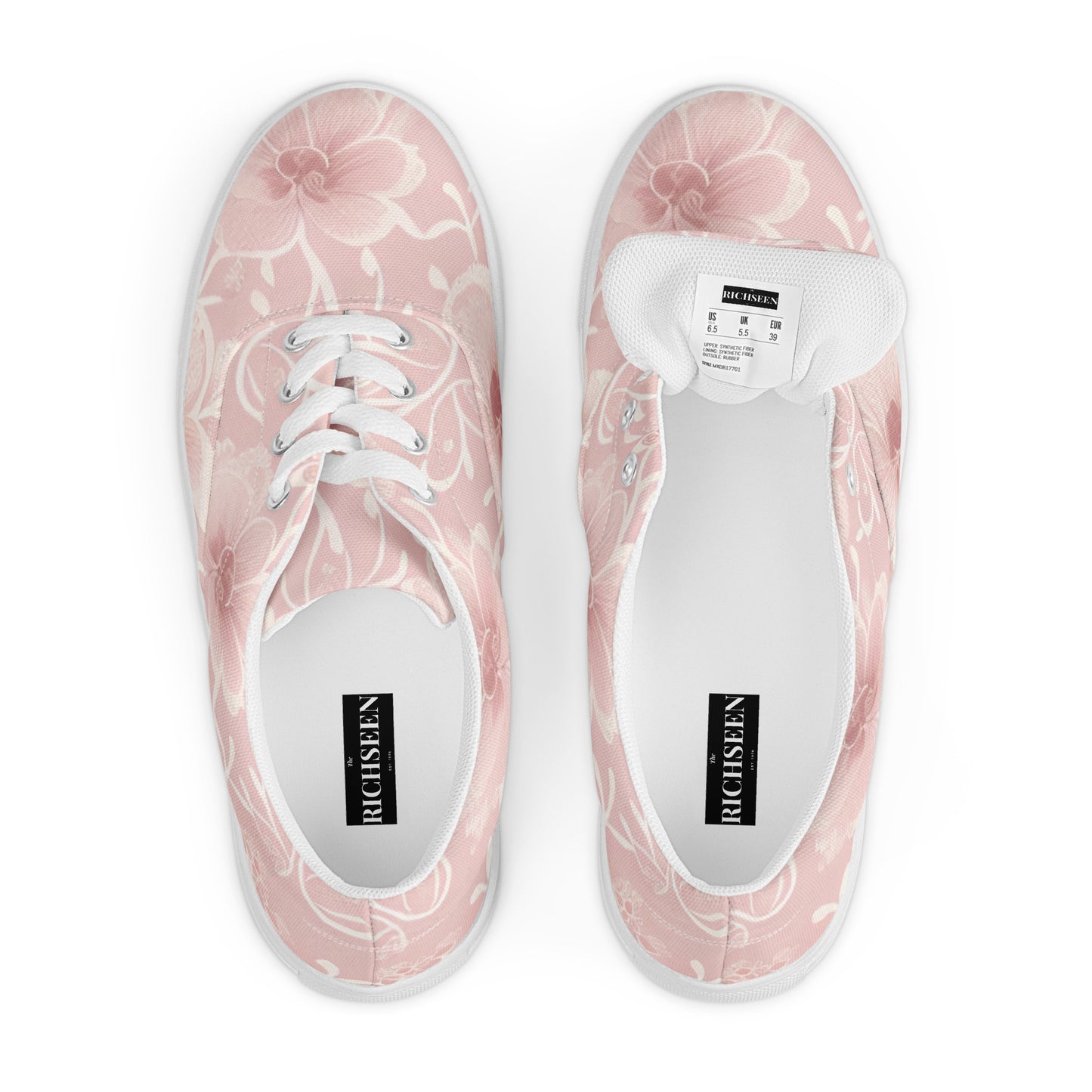 Women’s lace-up canvas shoes
