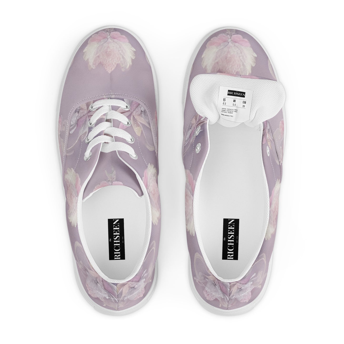 Women’s lace-up canvas shoes