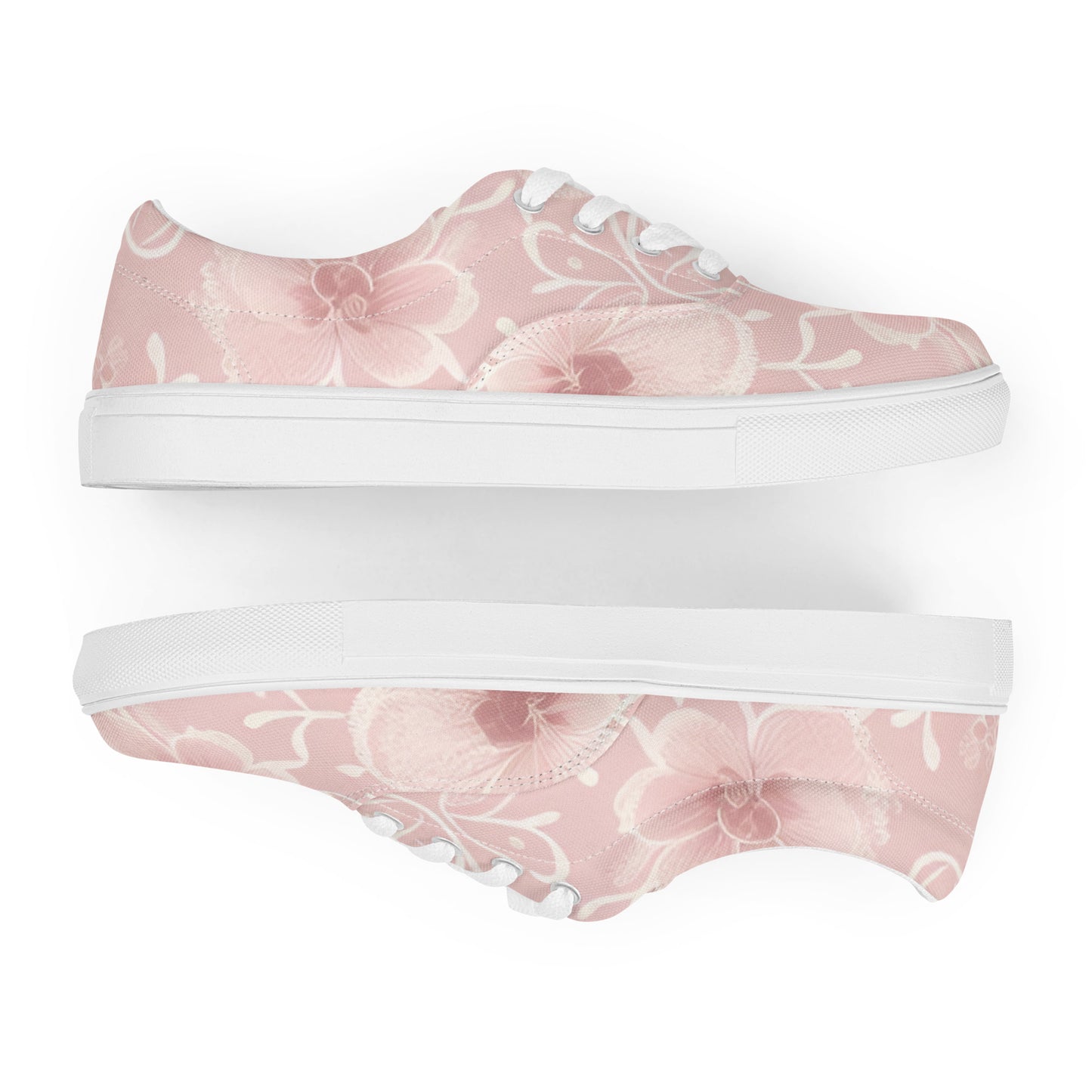 Women’s lace-up canvas shoes