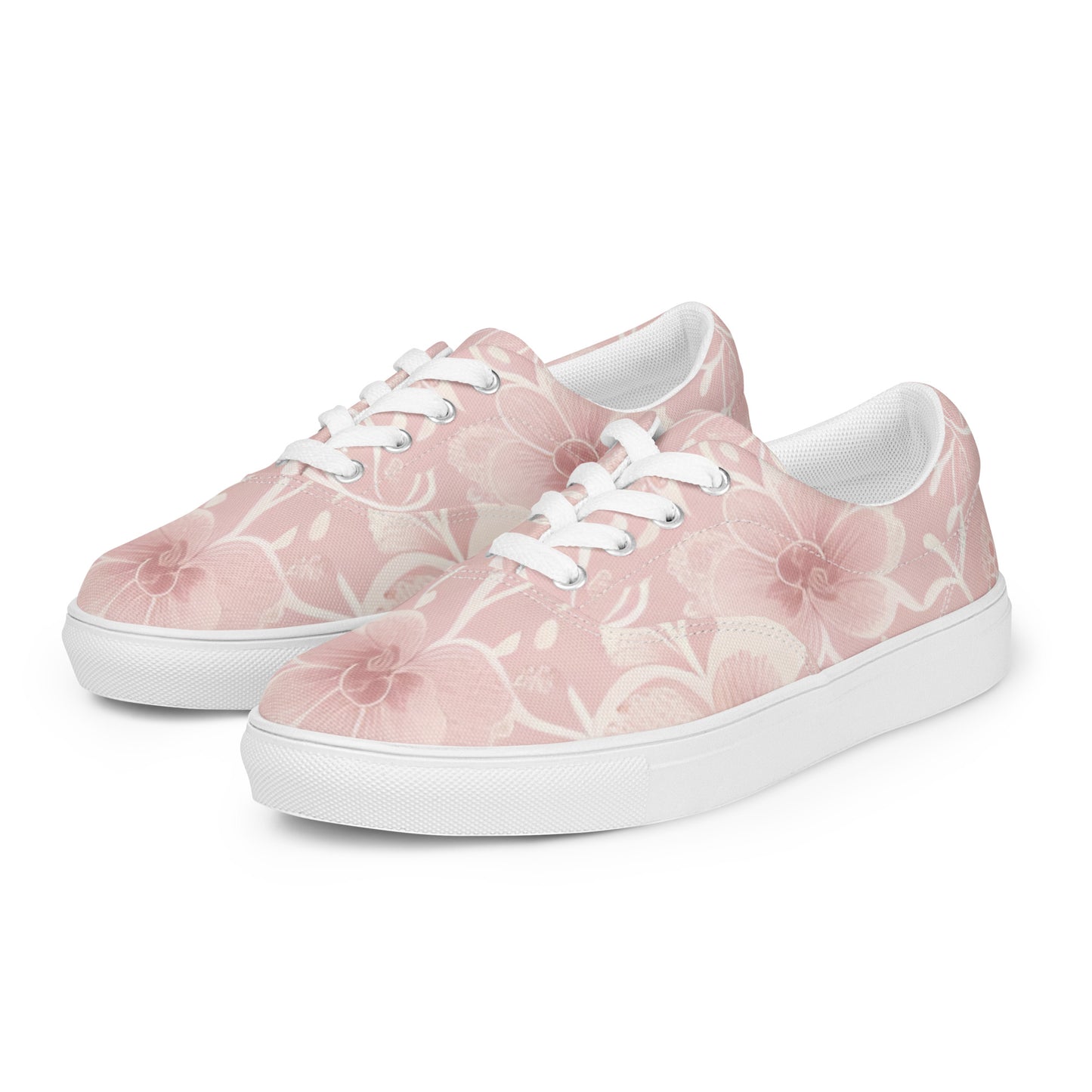 Women’s lace-up canvas shoes