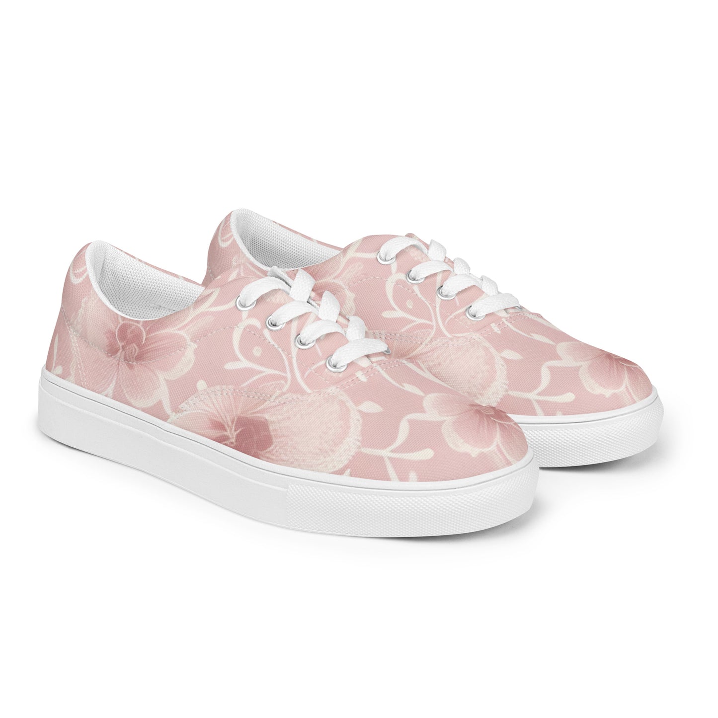 Women’s lace-up canvas shoes