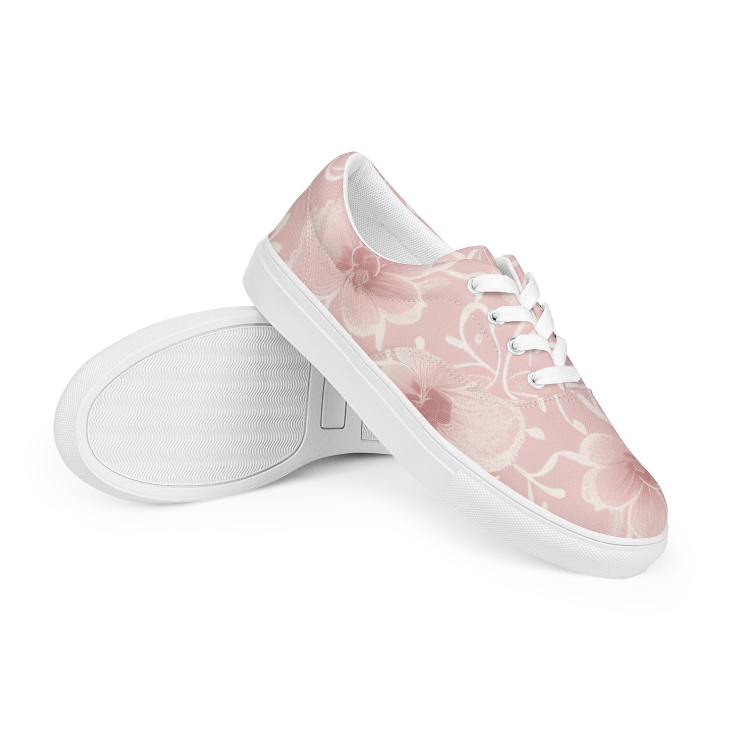 Women’s lace-up canvas shoes