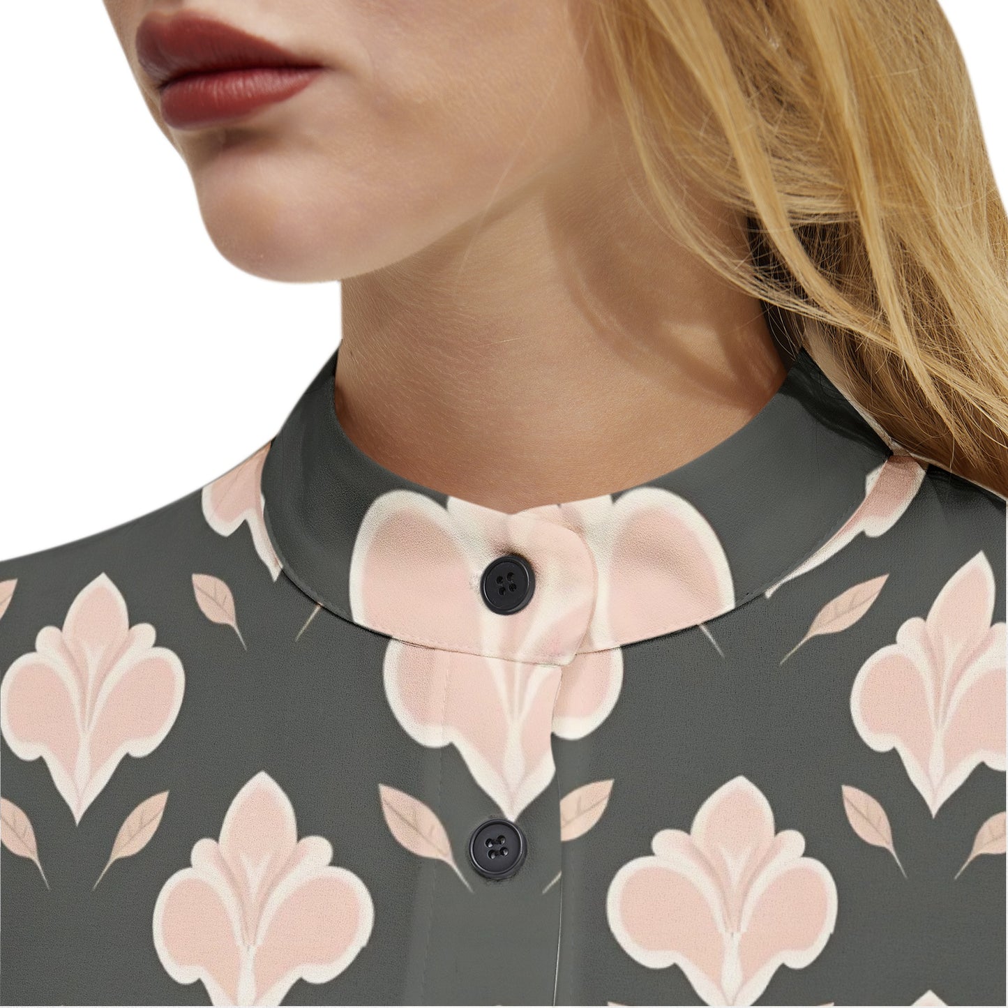 Long Sleeve Button Up Casual Shirt Top