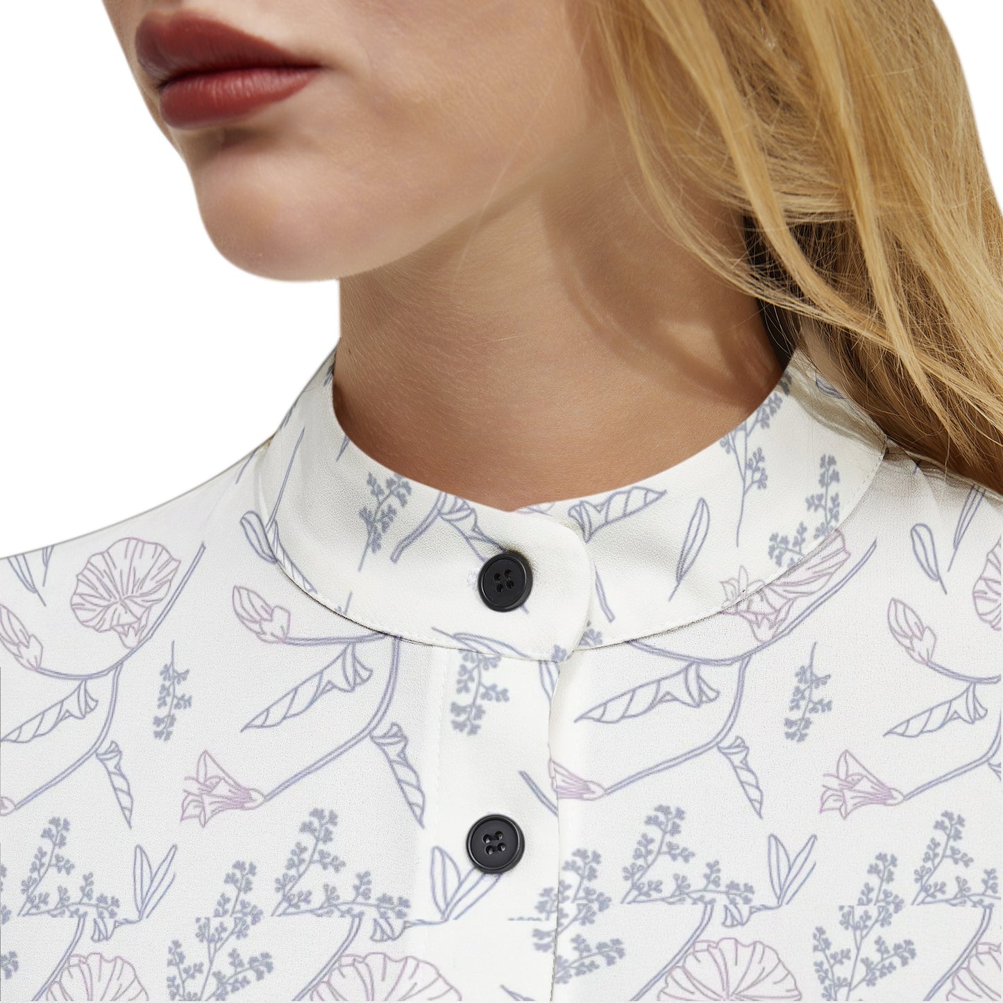 Long Sleeve Button Up Casual Shirt Top