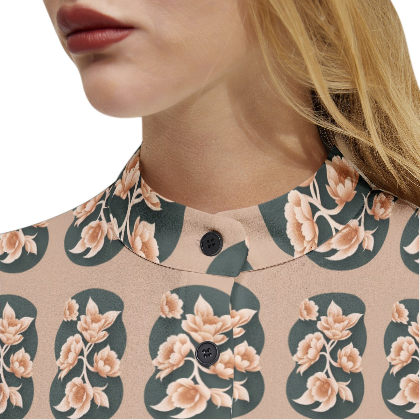 Long Sleeve Button Up Casual Shirt Top