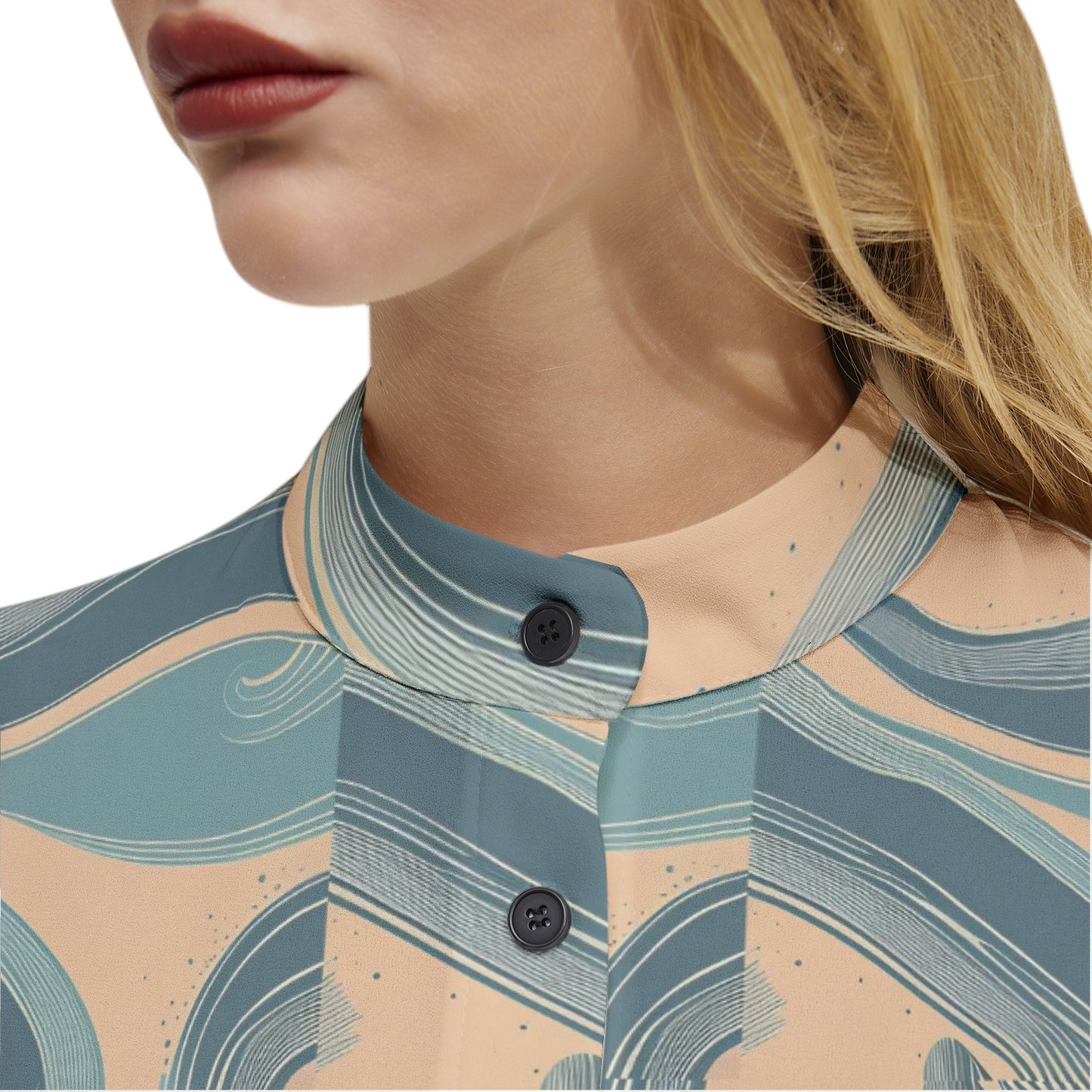 Long Sleeve Button Up Casual Shirt Top