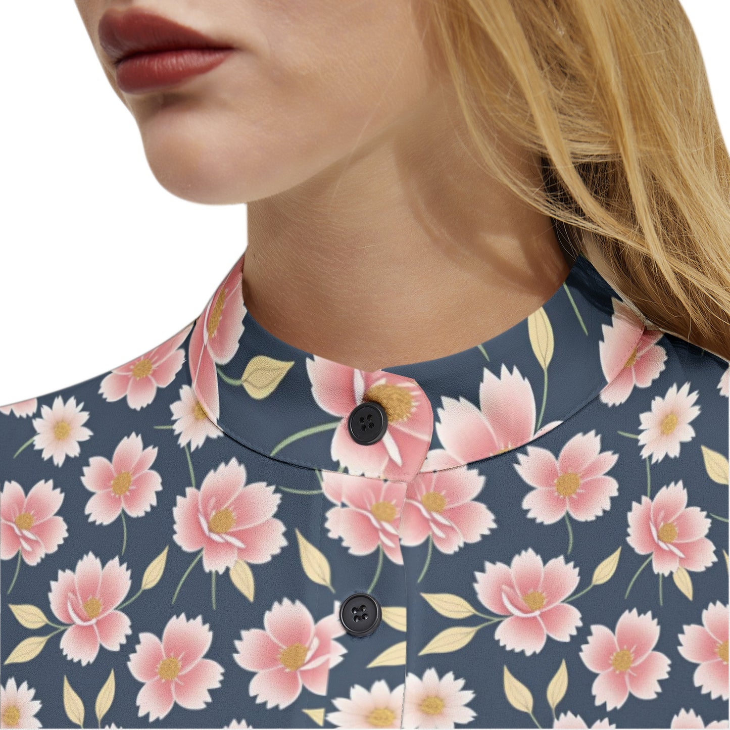 Long Sleeve Button Up Casual Shirt Top