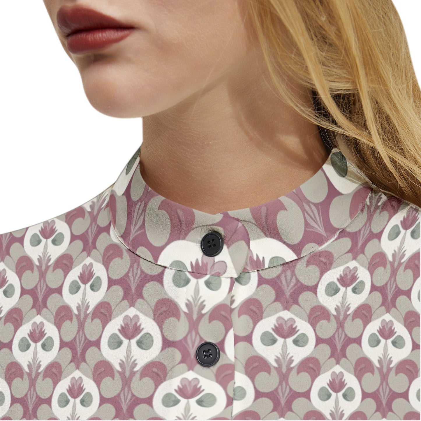 Long Sleeve Button Up Casual Shirt Top