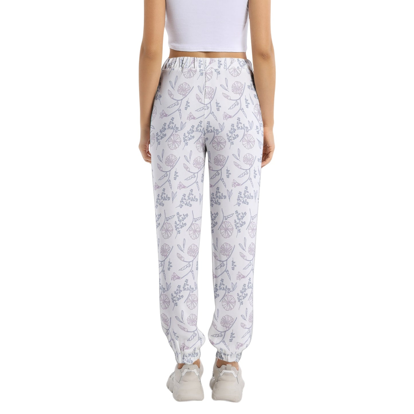 Elastic Waist Tapered Sweatpant