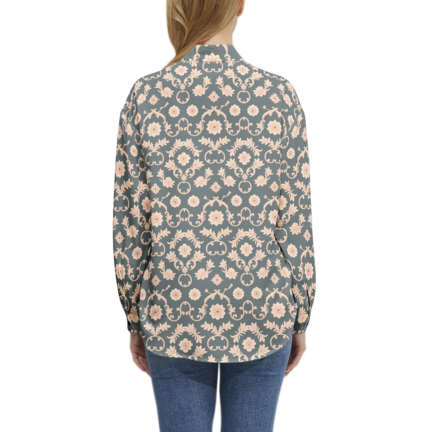 Long Sleeve Button Up Casual Shirt Top