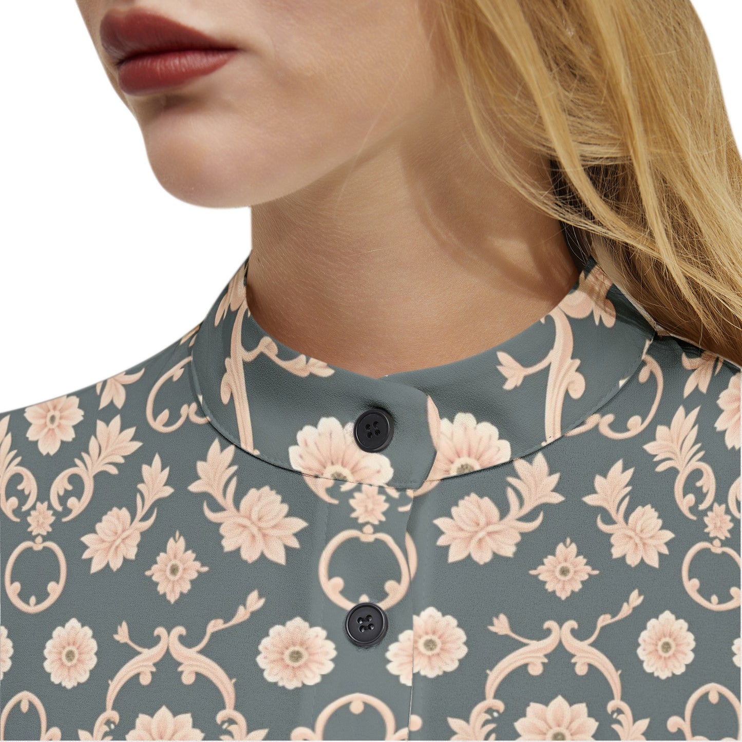 Long Sleeve Button Up Casual Shirt Top