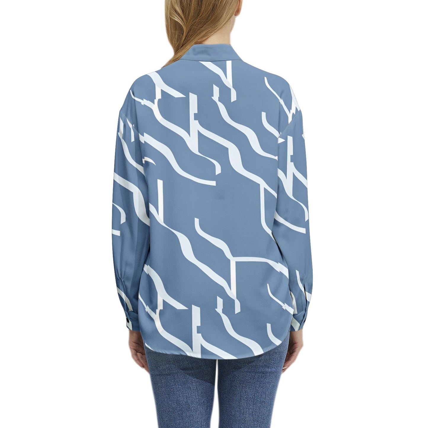 Long Sleeve Button Up Casual Shirt Top