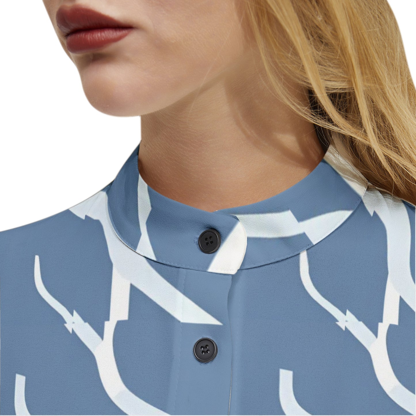 Long Sleeve Button Up Casual Shirt Top