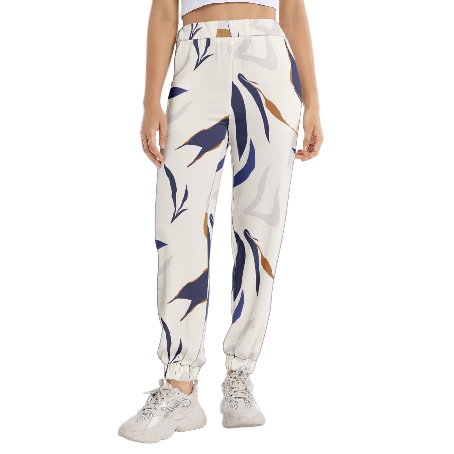 Elastic Waist Tapered Sweatpant