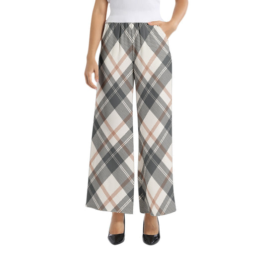 Elastic Waist Wide Leg Pant