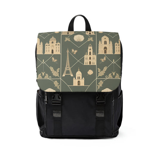 Unisex Casual Shoulder Backpack