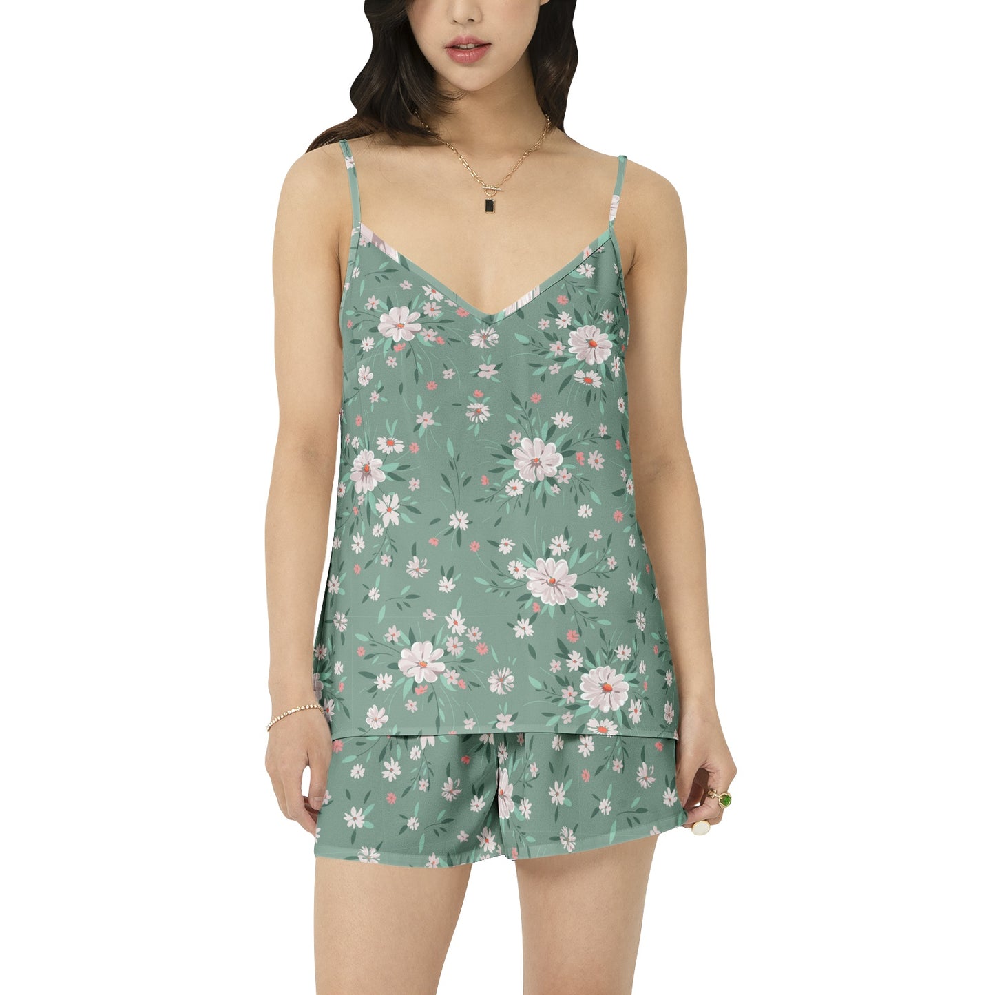 Cami Top and Short Pajama Set