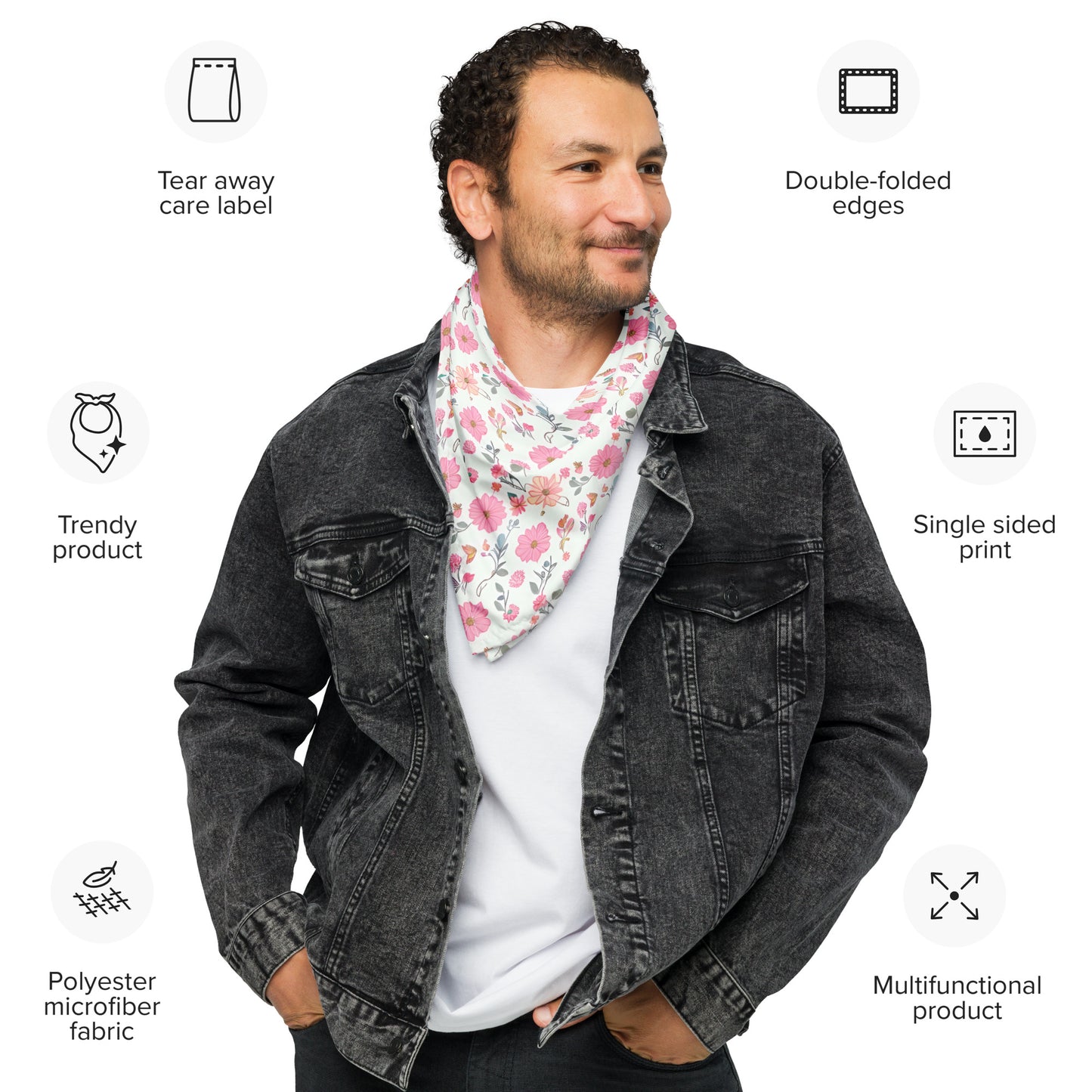 All-over print bandana