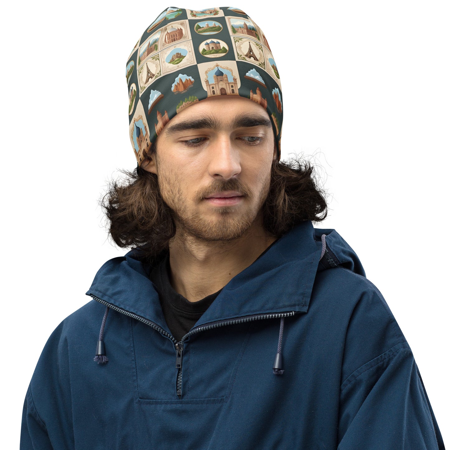 All-Over Print Beanie