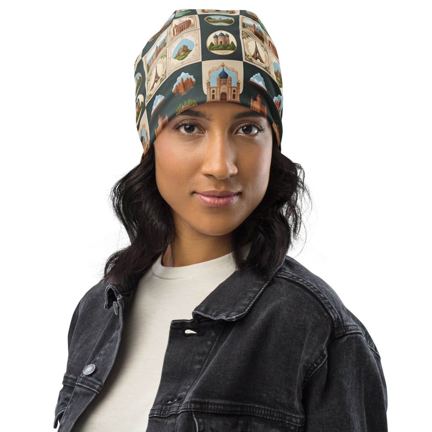 All-Over Print Beanie