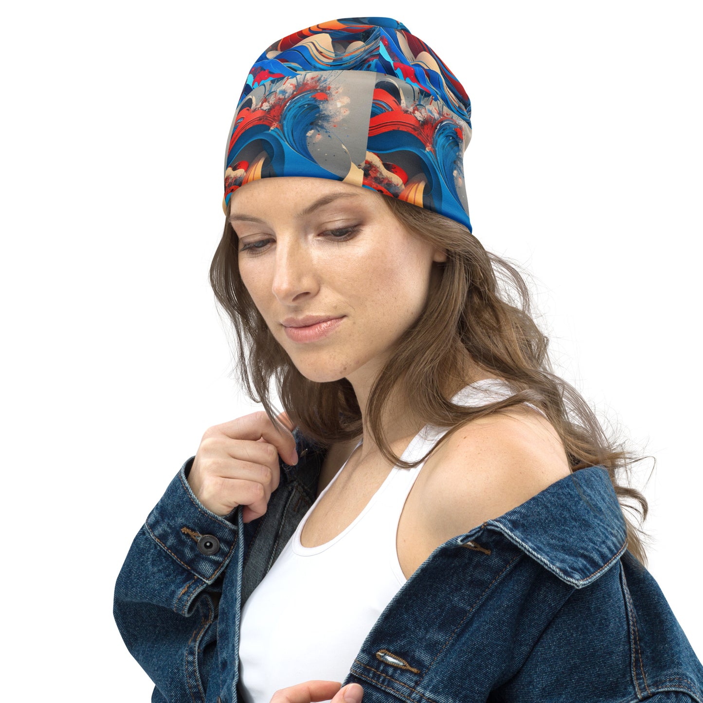 All-Over Print Beanie