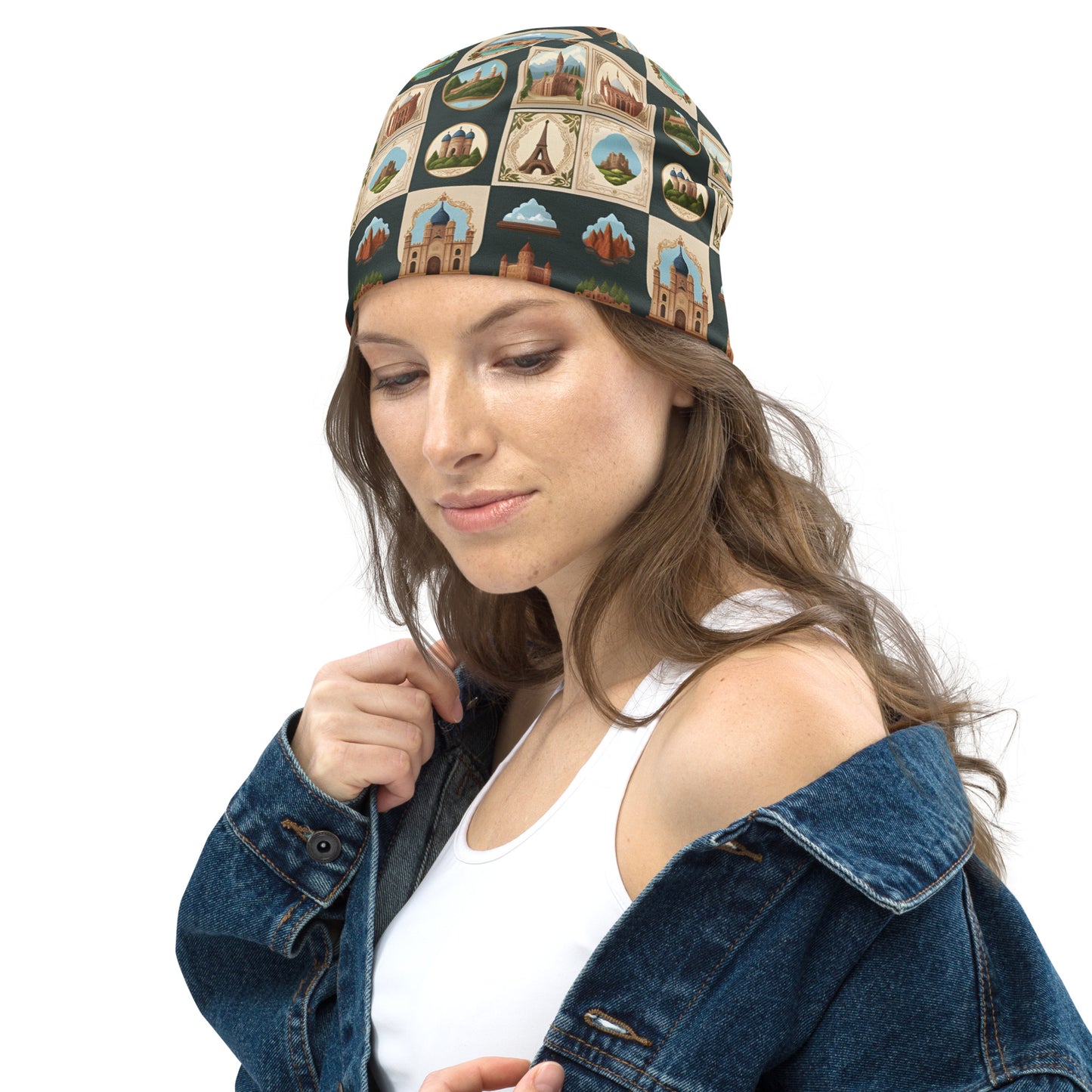 All-Over Print Beanie