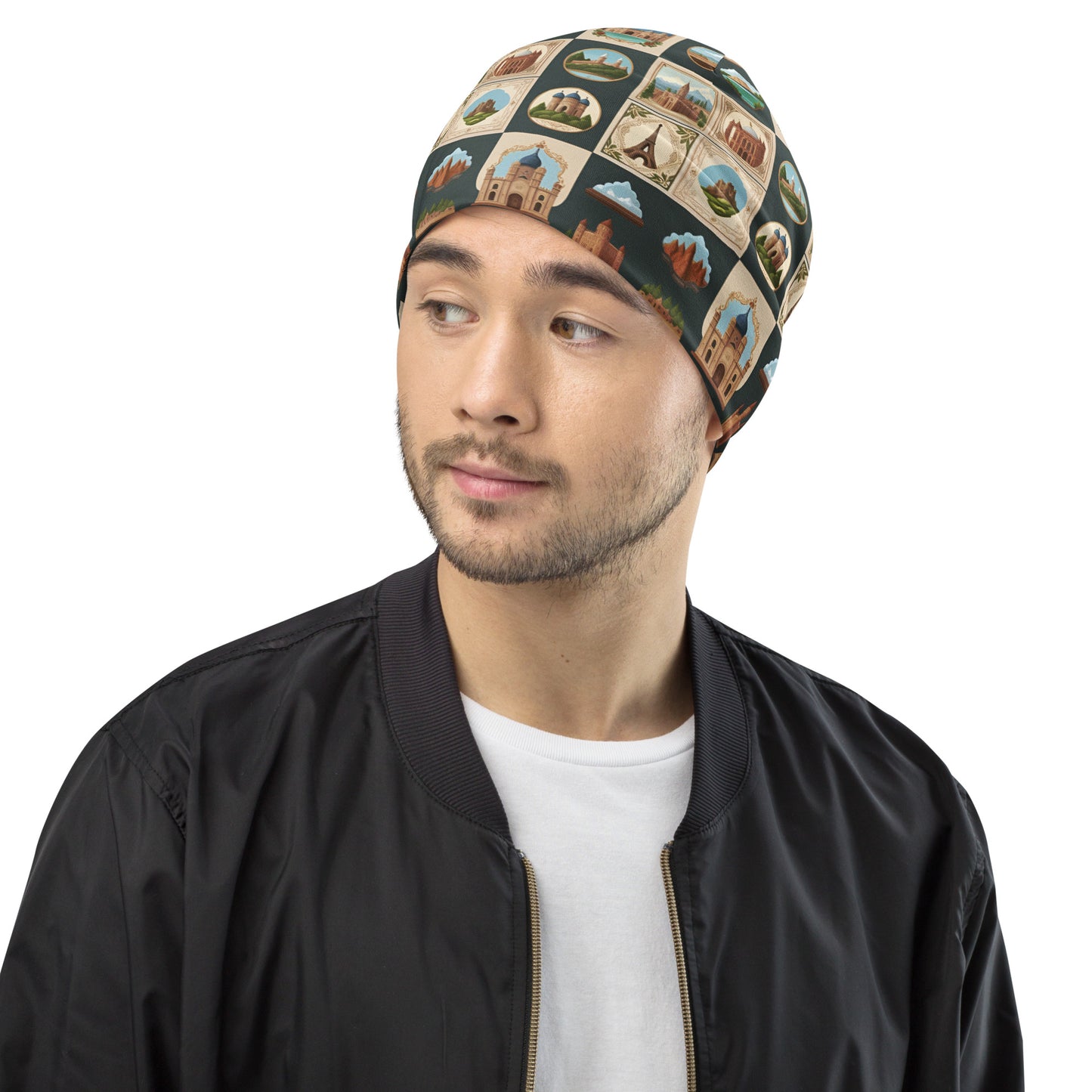 All-Over Print Beanie