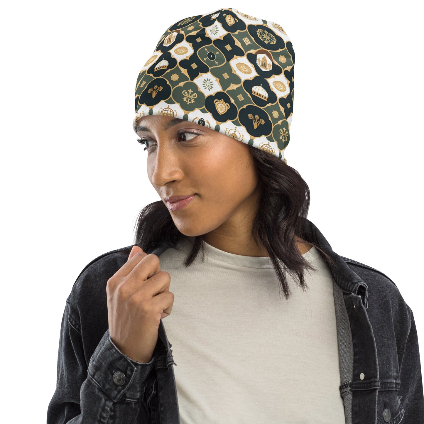 All-Over Print Beanie