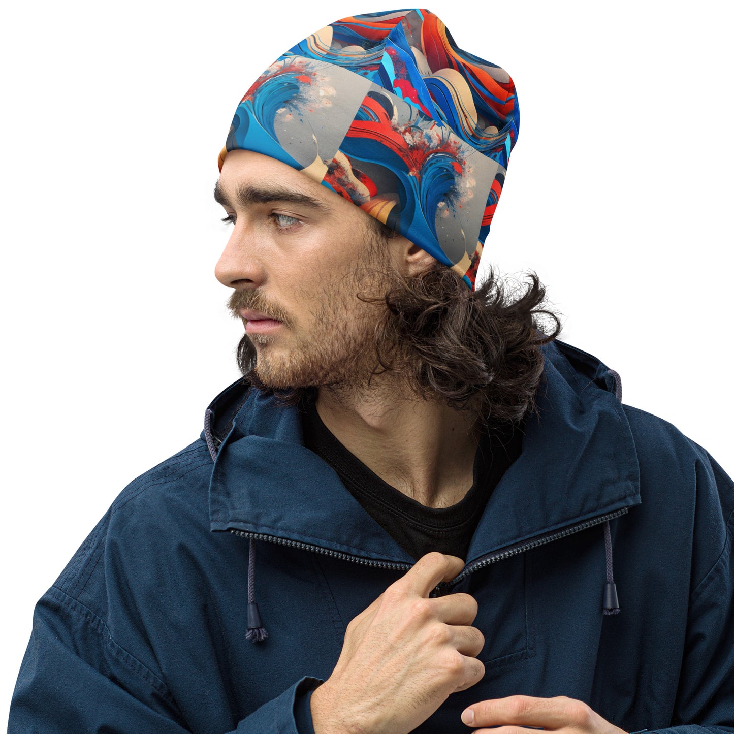 All-Over Print Beanie