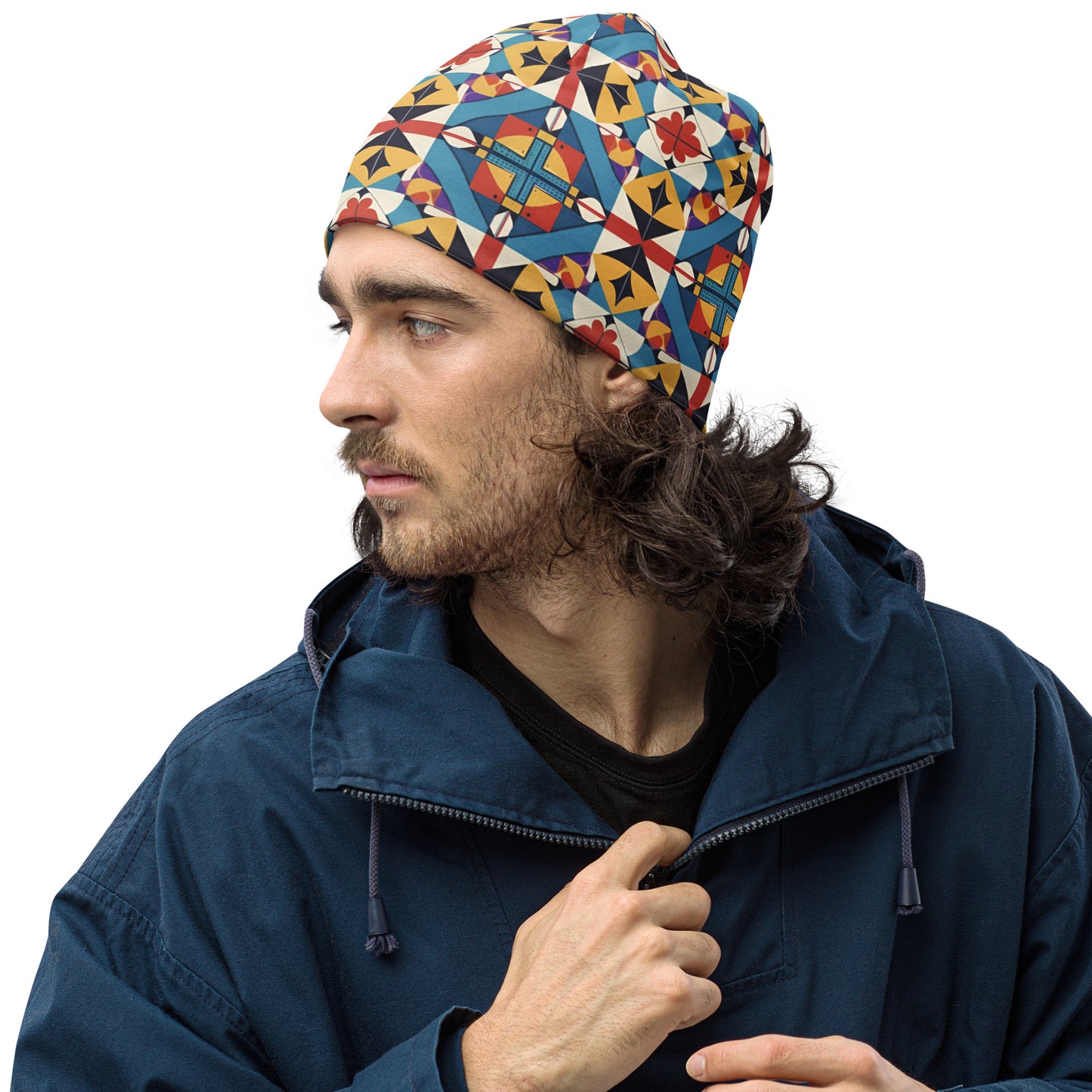 All-Over Print Beanie