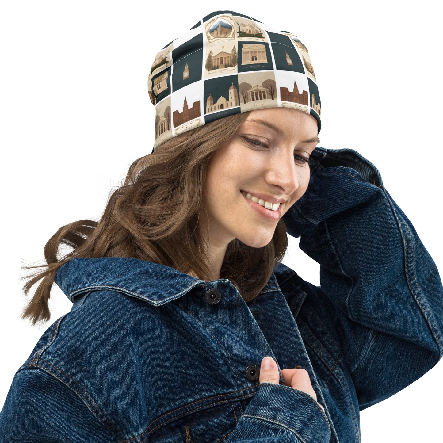 All-Over Print Beanie