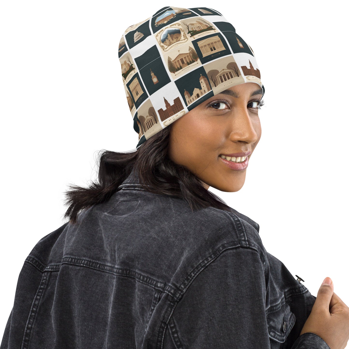 All-Over Print Beanie