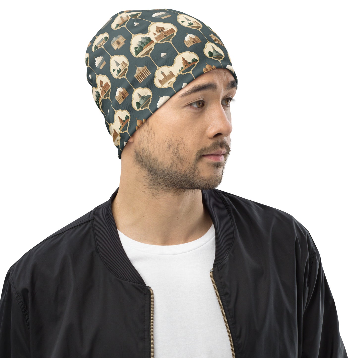 All-Over Print Beanie