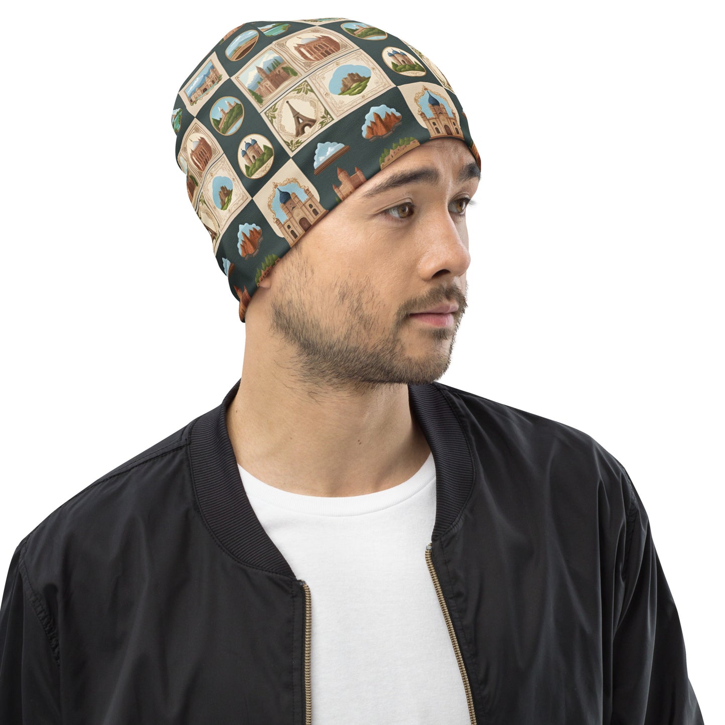 All-Over Print Beanie