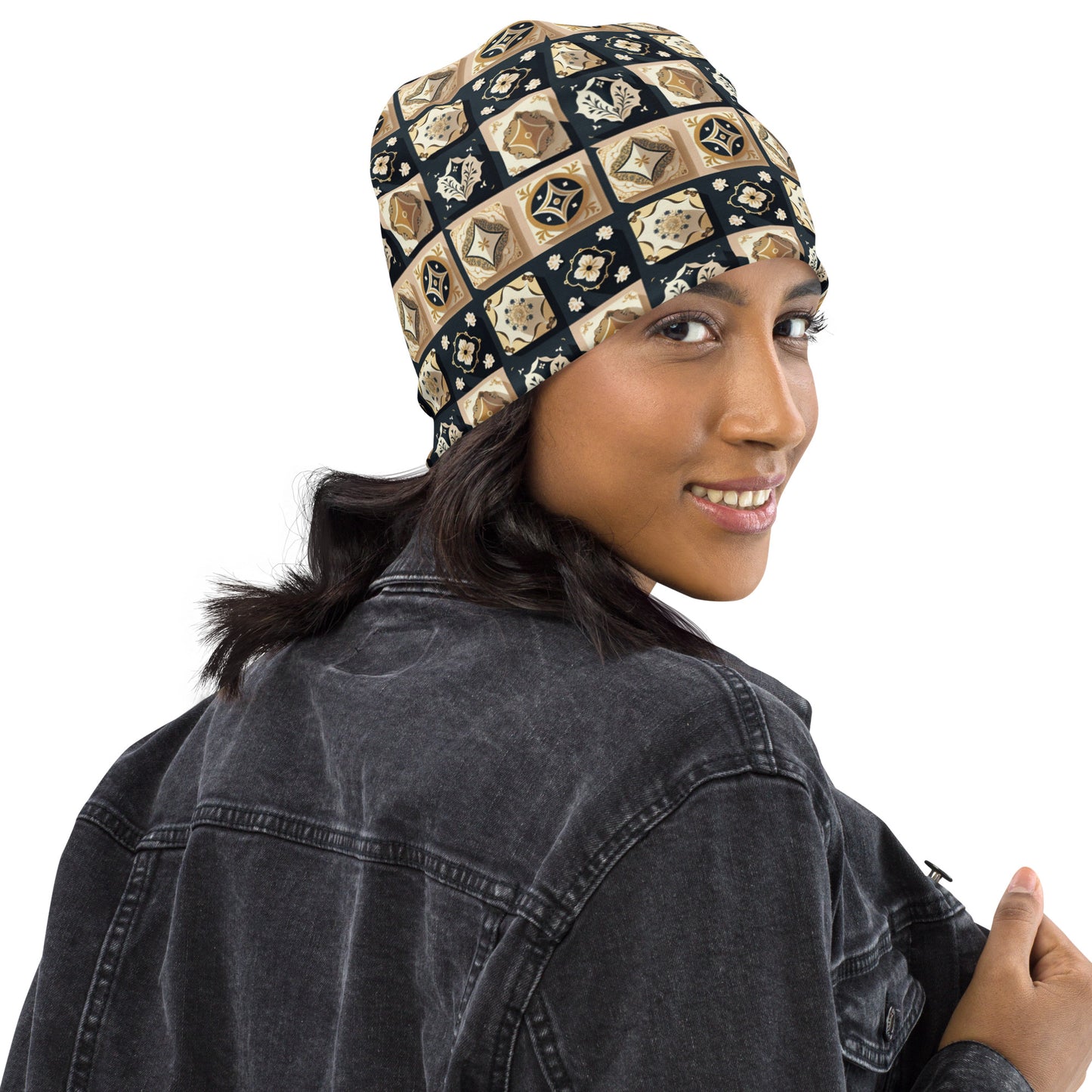 All-Over Print Beanie