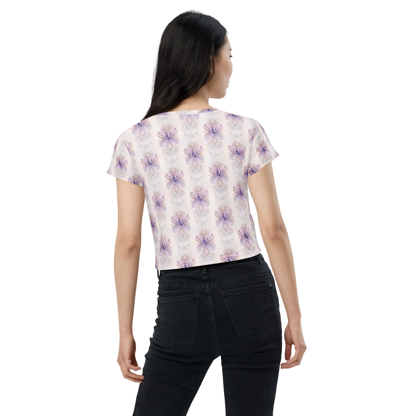 All-Over Print Crop Tee