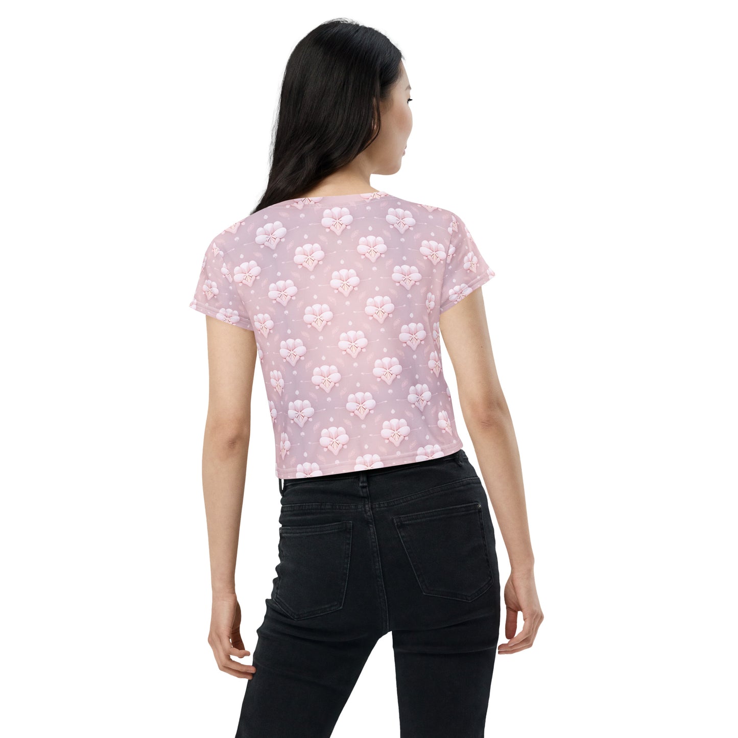 All-Over Print Crop Tee