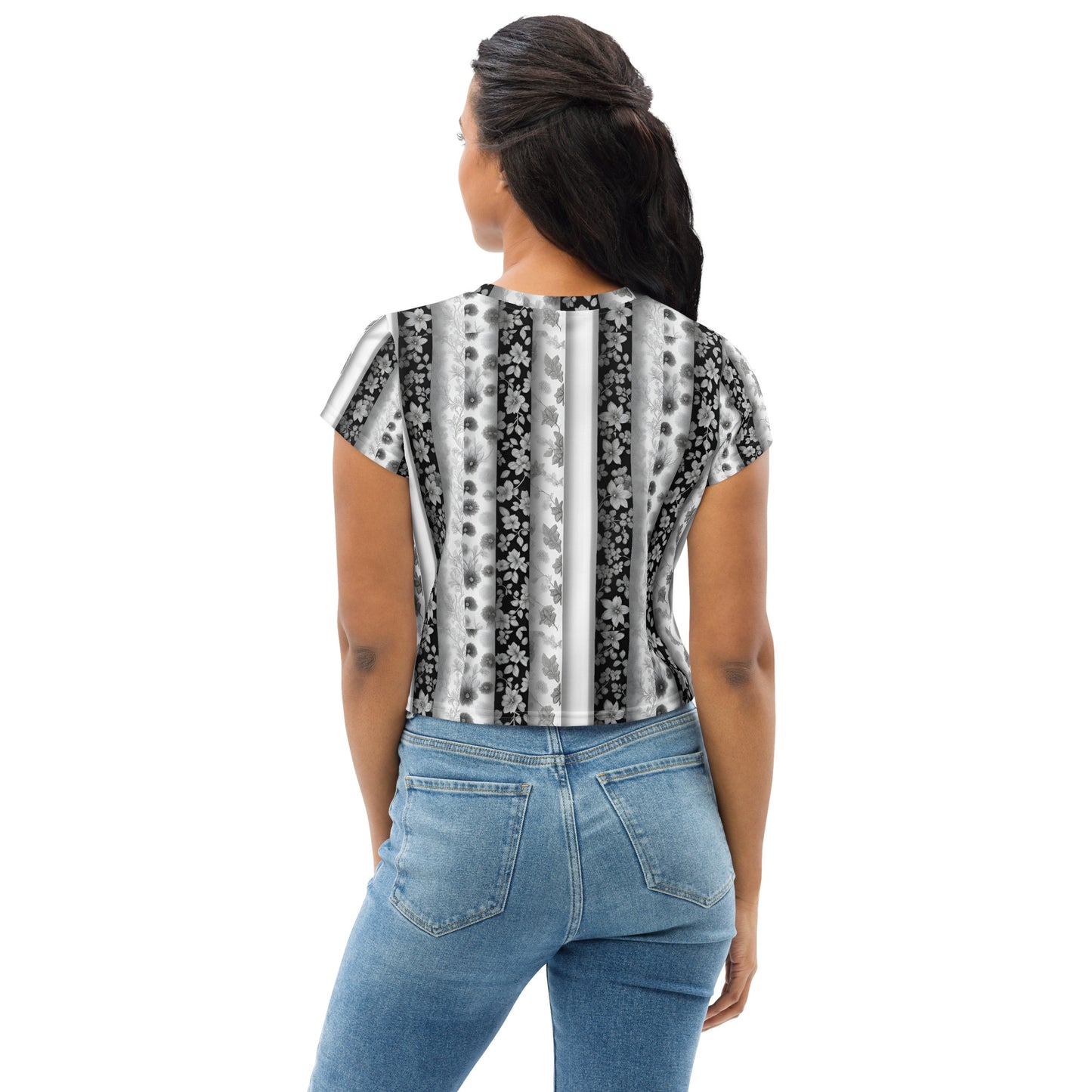 All-Over Print Crop Tee