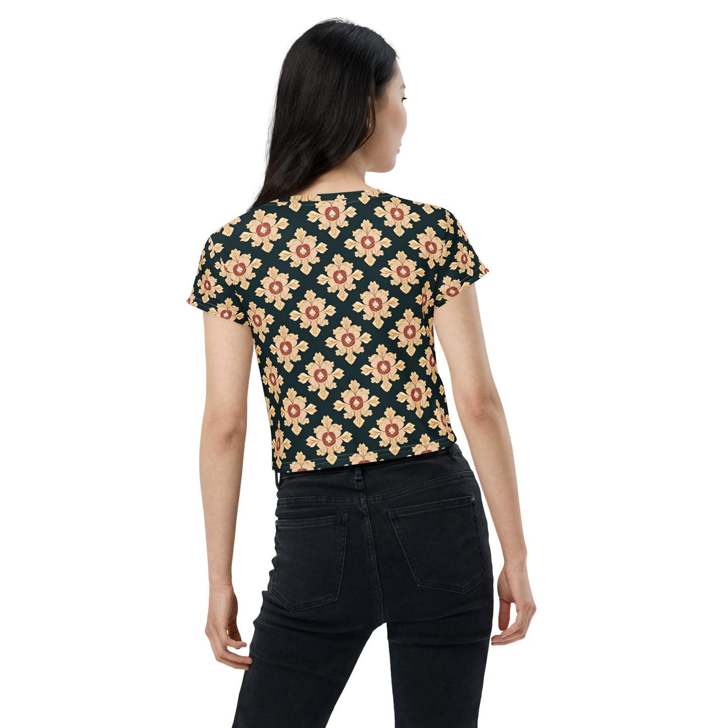 All-Over Print Crop Tee