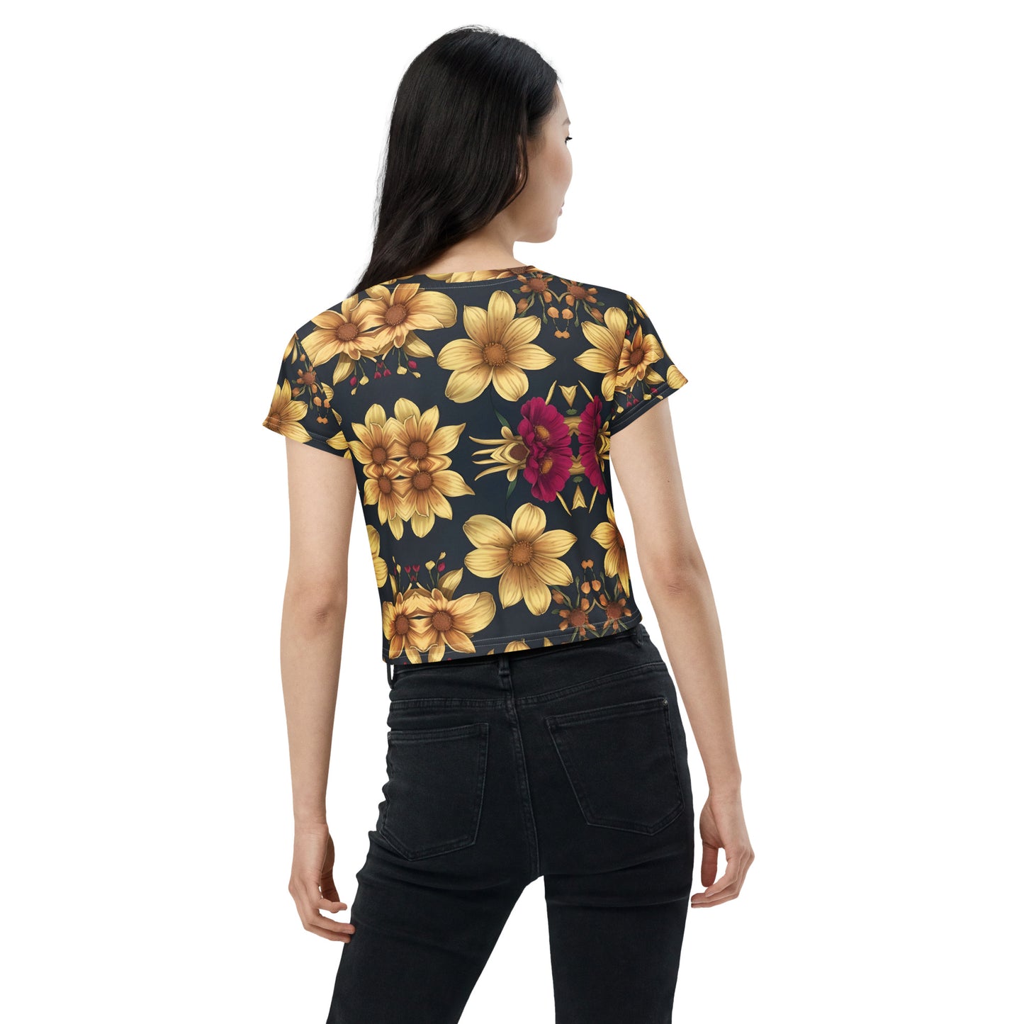 All-Over Print Crop Tee