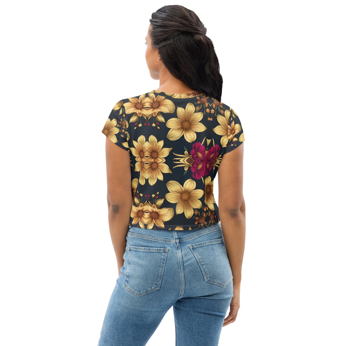 All-Over Print Crop Tee