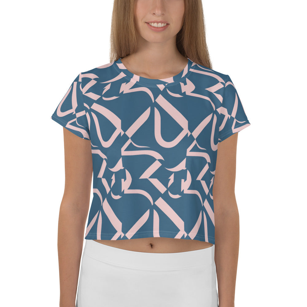 All-Over Print Crop Tee