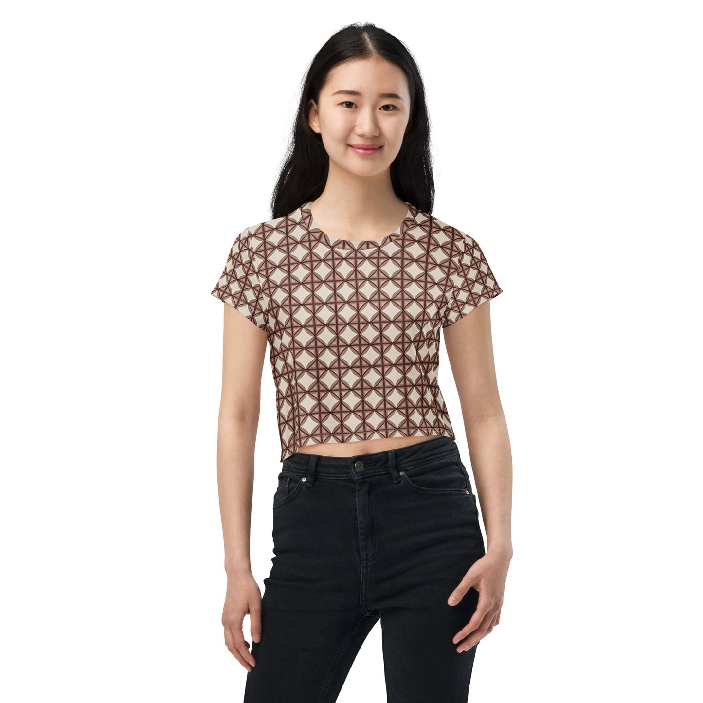 All-Over Print Crop Tee