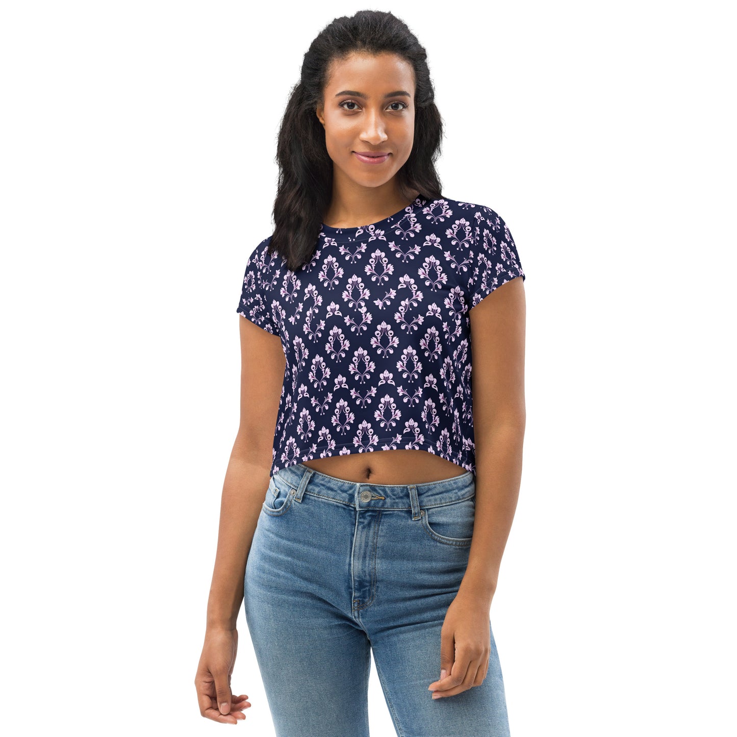 All-Over Print Crop Tee